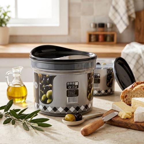 Generic Acrylic Spice Jar, Clear, 750 ml, for Storing Spices, Sugar and Tea, Kitchen Organisation. Food storage container