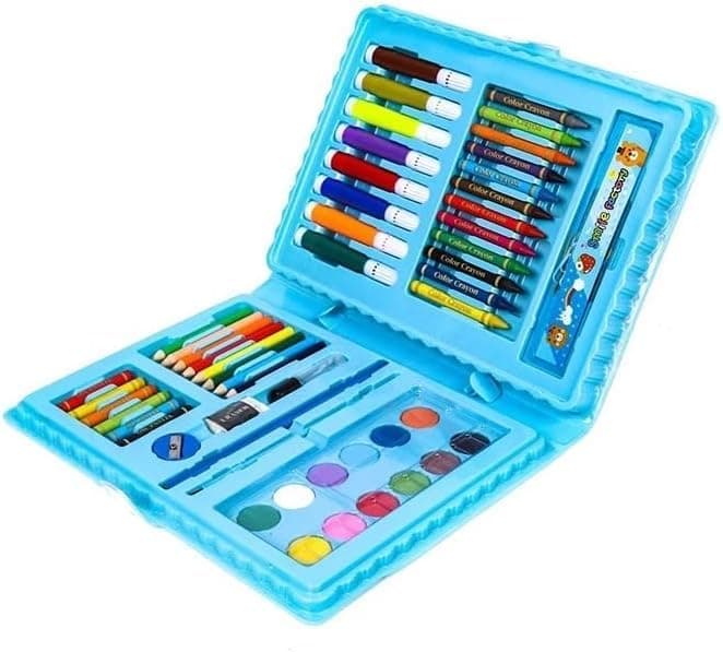 86 Piece Art Set Drawing and Painting Tools with Organized Carry Case