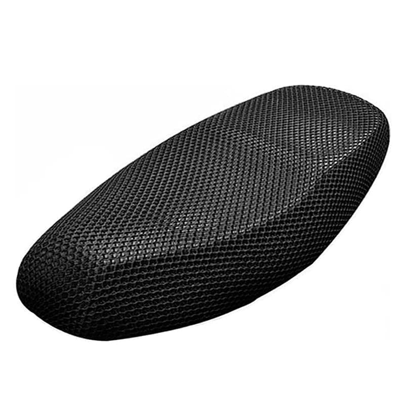 KaberTrade Full Cover Breathable Mesh Seat Cover Protector for Motorcycle or Scooter (Chair, X-Large, Black, Code:10258) - KaberTrade Vehicle seat cover
