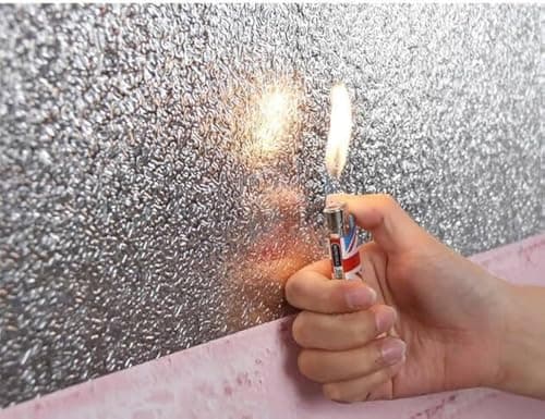 Silver Thermal Adhesive Roll (60cm Wide x 5m) - Protect Walls and Ceramics from Grease Against Mess and Fire - I have Pegui Bell Adhesive tapes