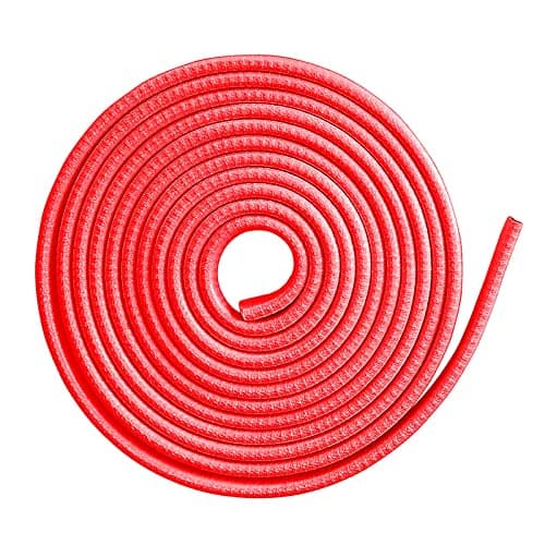 Storystore Edge Protection Car Door, (5M) U-Shape Edge Protection Rubber Black, Car Door Edge Protection Car Edge Protection Doors Anti-Collision Suitable for Most Cars (Red) Vehicle molding