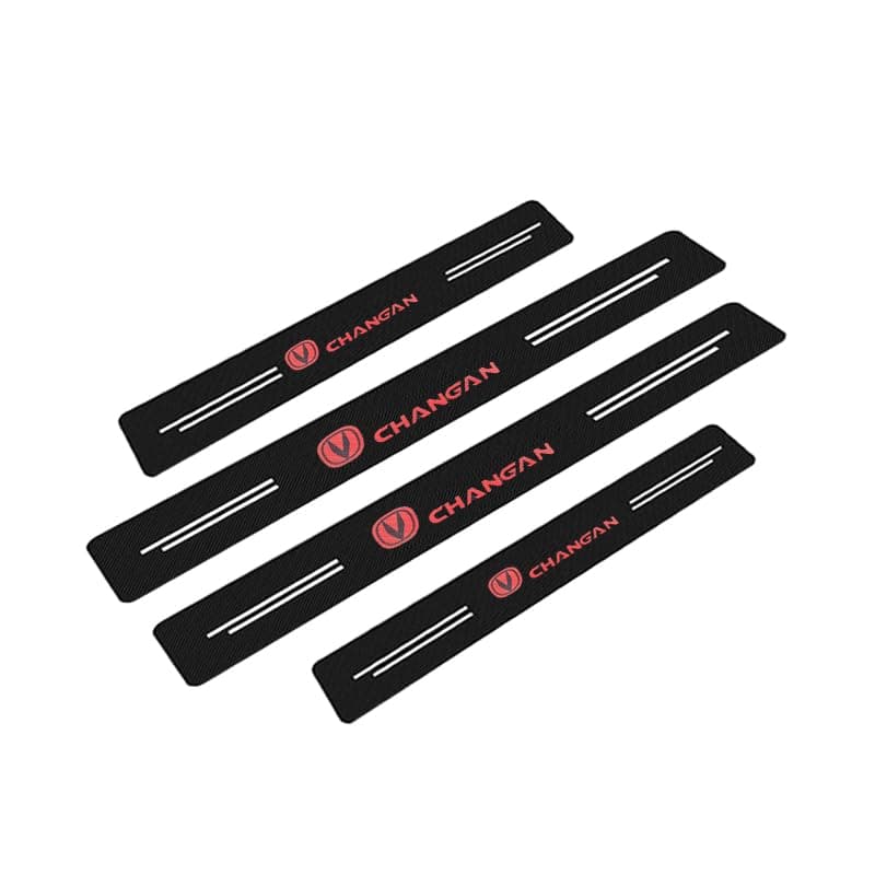 KaberTrade KaberTrade Car Door Threshold Kit, Thermal Carbon Car Door Sticker, Anti Scratch, Non-Slip and Waterproof (Fits Changan Compatible, Code:10347) Auto accessory