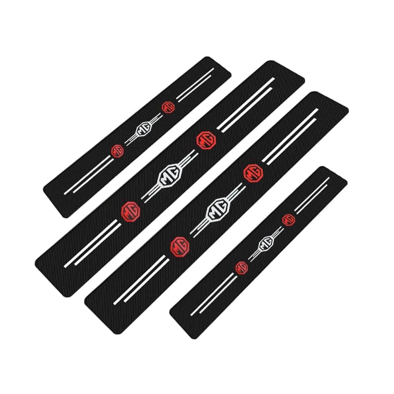KaberTrade KaberTrade Car Door Threshold Kit, Thermal Carbon Car Door Stick, Anti Scratch Non-Slip Waterproof (Fit and Compatible with MG/MG Code:10174) Auto accessory