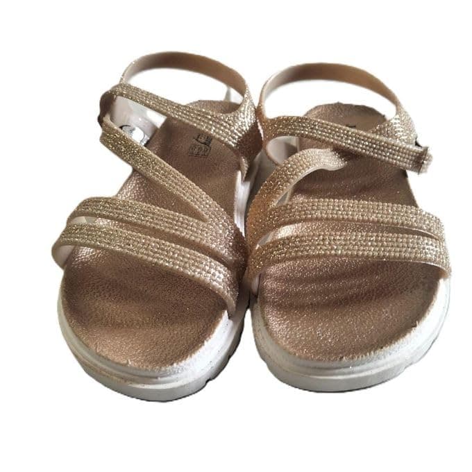 Shimmering Gold Comfort Sandals-26