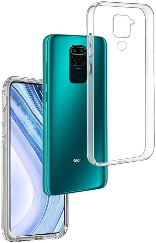 ELMO3EZZ Case Compatible with Xiaomi Redmi 9T / Redmi Note 9 4G Case Crystal Clear Soft TPU Gel Case Flexible Silicone Anti-Scratch Camera Protection Transparent TPU Cover - Clear Cellular phone case