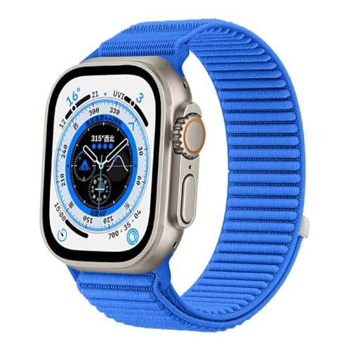 Nylon Loop Sport Band Compatible with Apple Watch Series 11/10/9/8/7/6/5/4/3/2/1 SE3 SE2 SE Ultra3/2/1,44mm 45mm 46mm 49mm, Soft Adjustable Fabric Velcro Replacement Strap