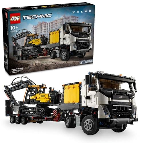 LEGO Technic Volvo FMX Truck & EC230 Electric Excavator 42175 | Construction Vehicles Toy, Heavy-Duty Models, Building Set for Kids, Gift for 10+ Year Old Boys & Girls, 2,274 Pieces Toy building block