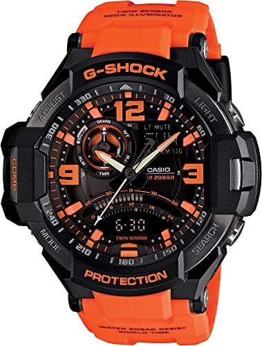 Casio Men's Dial Silicone Band Watch - Ga-1000-1Bdr
