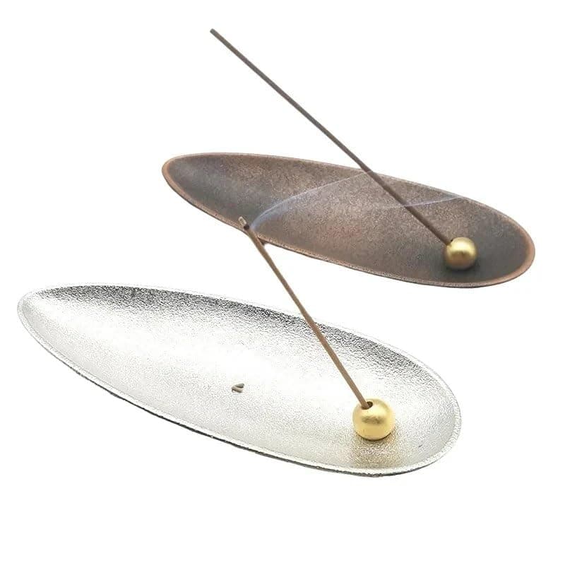 Oud Incense Burner - Modern Design with Stable Base and Attached Plate for Home Use - Incense Burner for Oud and Bakhoor - Organizing Place of Use in a Practical Way (W) Incense holder