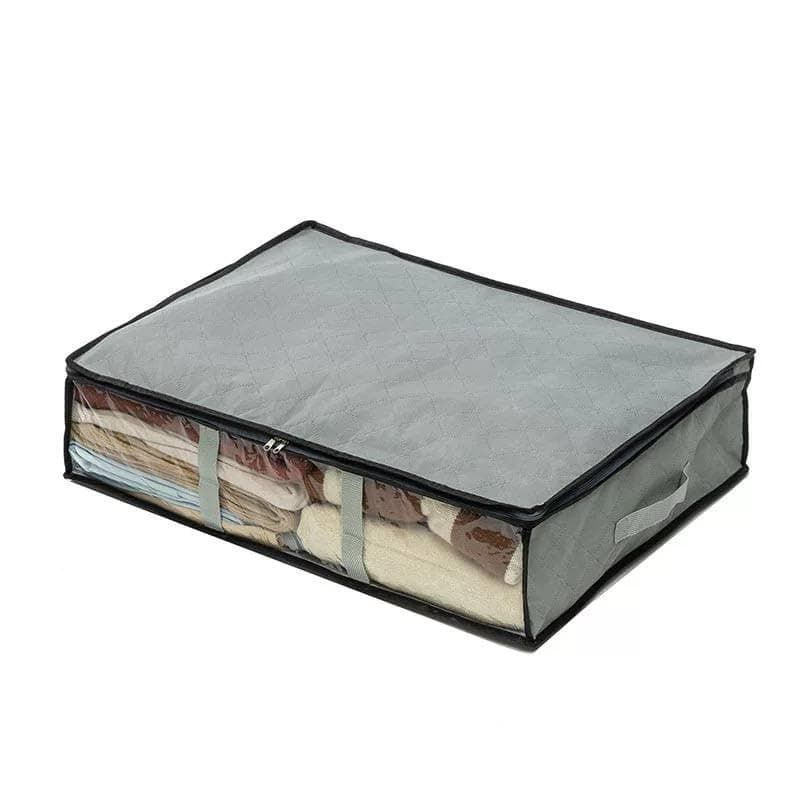 Clothes and Bedding Storage Organizer 85x45x20cm Rectangle Blanket Quilt Storage Box Under Bed Closet Storage Box Space Saving Room Divider Color