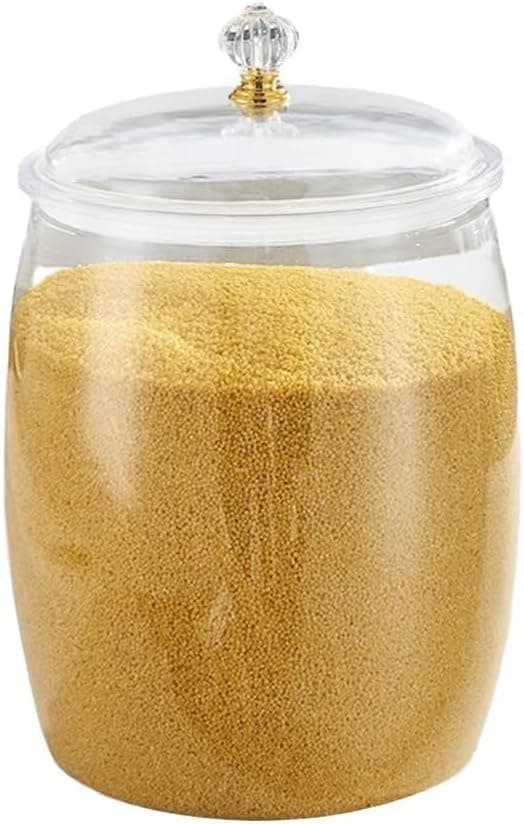 5 Piece Clear Legume Container Set - High Quality Practical Design for Easy Food Organization C Storage box