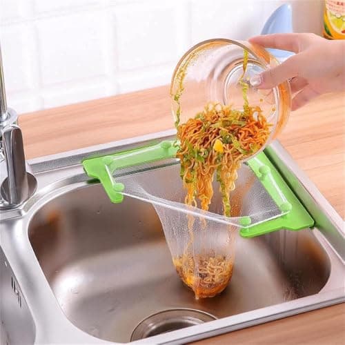 Practical Kitchen Sink Strainer Set with 3 Multipurpose Mesh Pieces