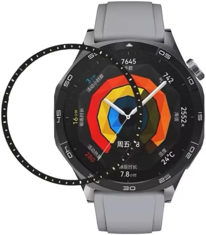Screen Protector For Huawei Watch GT5 46mm, 3D Curved Soft Edge Protective Film [Anti-Scratch] [Bubble Free] [ Shatterproof] [High Sensitive] (Not Glass) Screen For GT 5 46mm