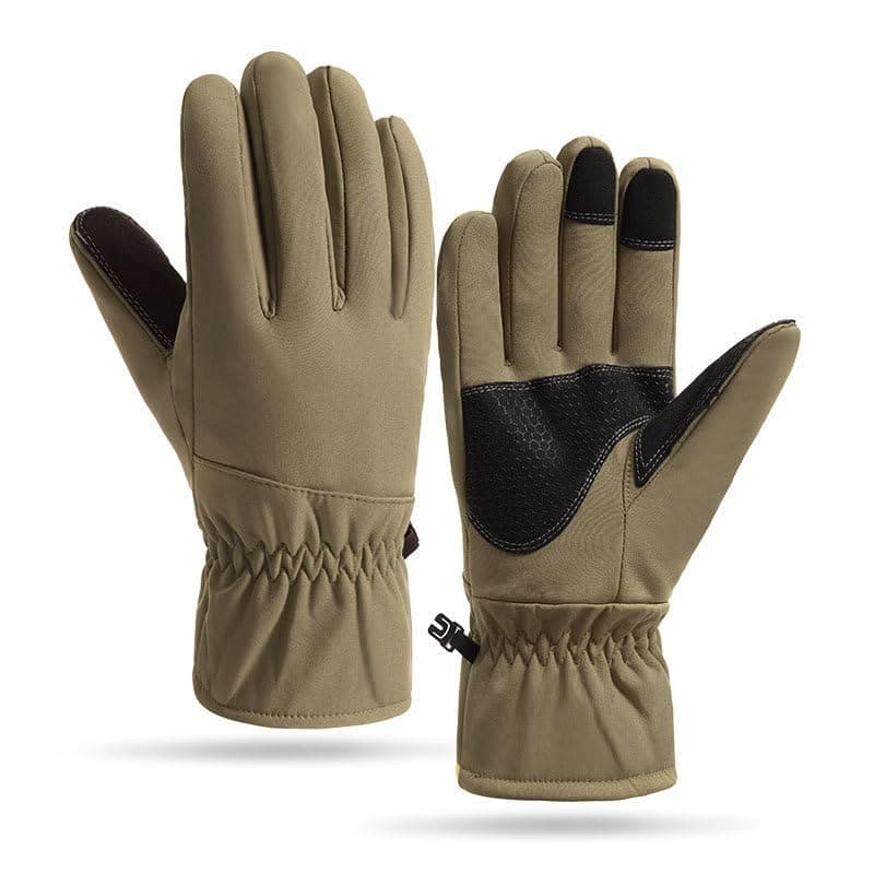 Winter Sports Gloves Waterproof Windproof Gloves for Men Women, Touch | Windproof, hexagonal pattern rubber comfort, wrist buckle for outdoor activities