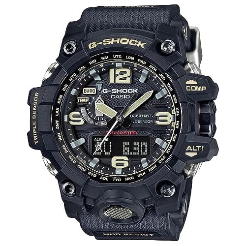 Casio G-Shock Mudmaster Analog-Digital Black Dial Men's Watch - GWG-1000-1ADR (G654)
