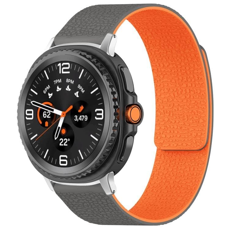 Magnetic Strap Compatible with Samsung Galaxy Watch 8 40mm 44mm/Galaxy Watch 8 Classic 46mm, Silicone Sport Wristband with Magnetic Clasp, No Gap Required, Watch band