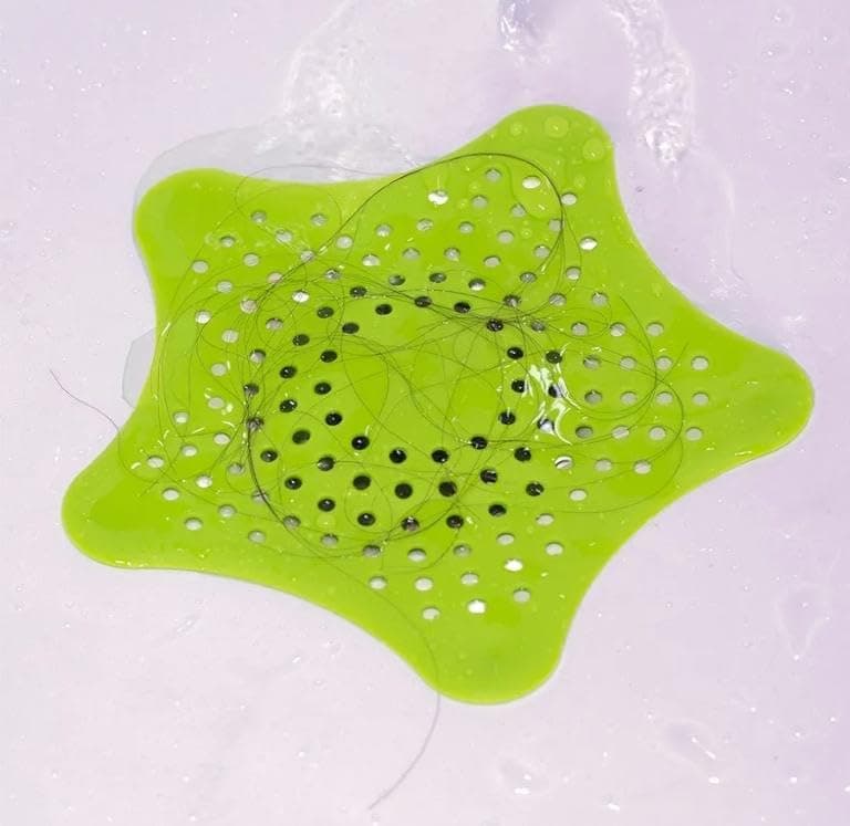 Generic Silicone Sink and Bathtub Strainer, Hair and Food Scrap Clog Preventer, 3-in-1 Cover, Pack of 3, .abe