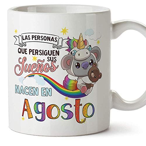 MUGFFINS Koala Birthday Mug August - Details Happy Birthday/Anniversary Breakfast. Ceramic 350 mL Drinking cup