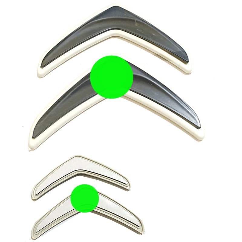 KaberTrade 3D Car Stickers and Decals Replacement for Lost and Damaged Tag (Compatible with Straw Tag ? -/?Win Some Models, Size 11.5 * 7cm, Code:4747) - KaberTrade Vehicle emblem