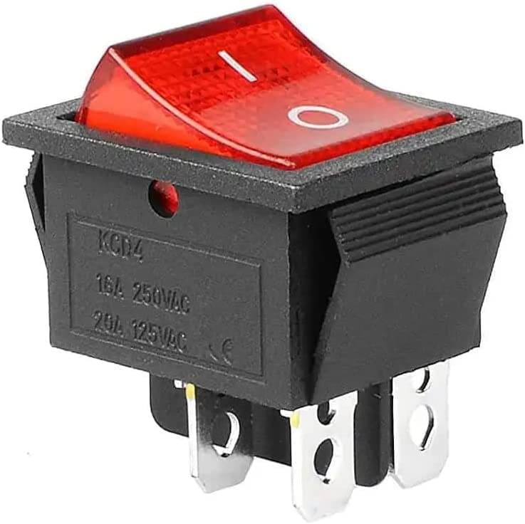 Switch ON/OFF 16A/250V-20A/125V AC - 4 pins Electronic switch