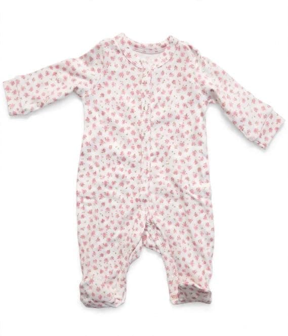 lovely land Baby Girls L/S Salopte with Flower print Shapewear Bodysuit (pack of 1) Skirt