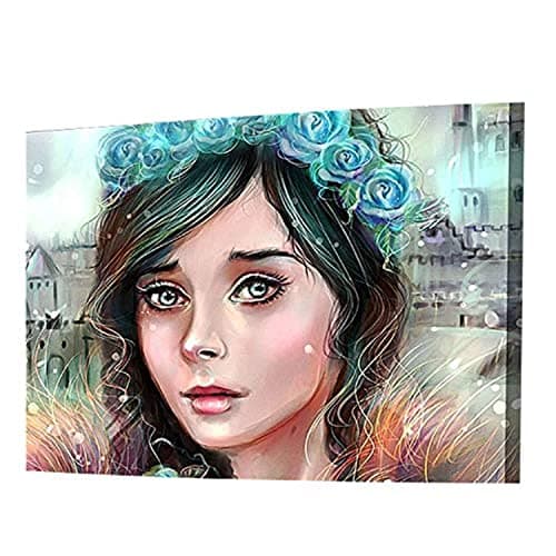 Modern Canvas Tableau - Sad Girl, 50 cm x 35 cm