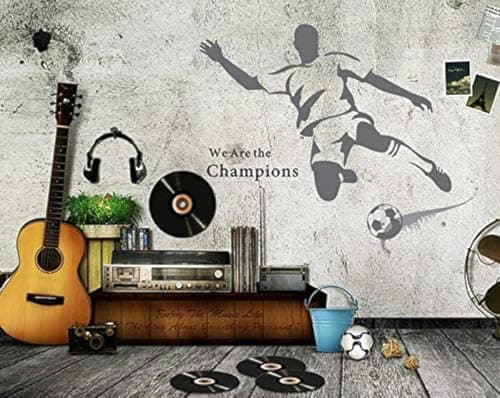 DIY Football Sports Wall Sticker Wall Decal Wall Decor PVC Wallpaper