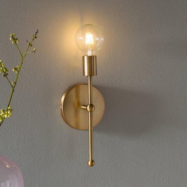 Generic ABALIQUE 1 Bulb Without Bulbs 25x15x25cm Gold GL$P179 Light fixture