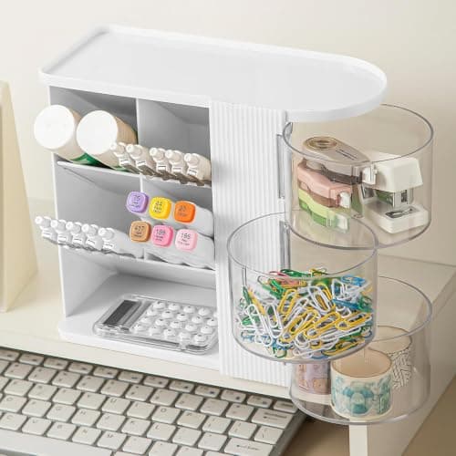 Smart Organizing Storage Box with Space Saving Design for Home and Office Multi Purpose Storage Bin for Efficient Desktop and Closet Management