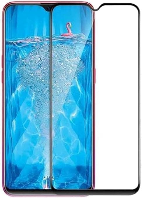 ELMO3EZZ Screen protector compatible with oppo F9 Tempered Glass, Distinctive High End Protective Film [Anti-Glare] FOR Samsung oppo F9 Cellular phone case