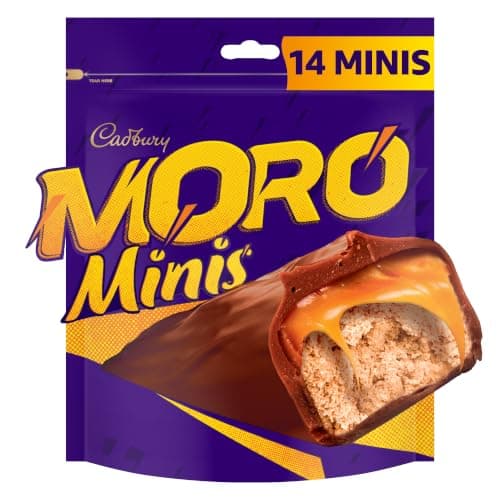 Moro Caramel Coated Nougat Bar Minis Chocolate Pouch, 210g Chocolate candy