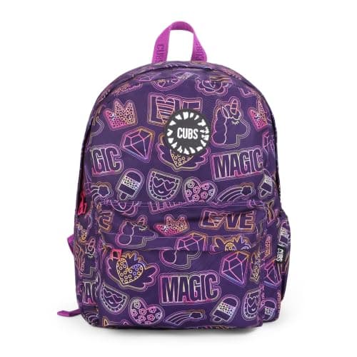Cubs Doodle Purple Junior Student BackPack 28L