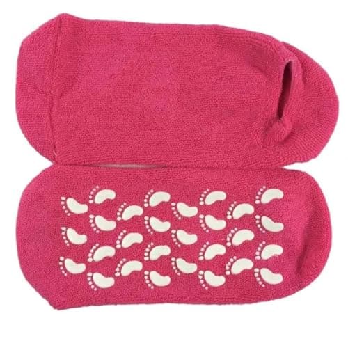 Moisturizing Gel Socks & Gloves Set Skin Care Gel Gloves Gel Socks Foot Hand Therapy Spa Socks for Heels and Dry Cracked Hands (Random)