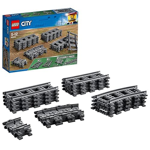 LEGO City Tracks 60205 | Train Track Expansion Set, Building Toy for Kids Aged 5-12, Gift for Boys & Girls, 20 Pieces Toy model vehicle track