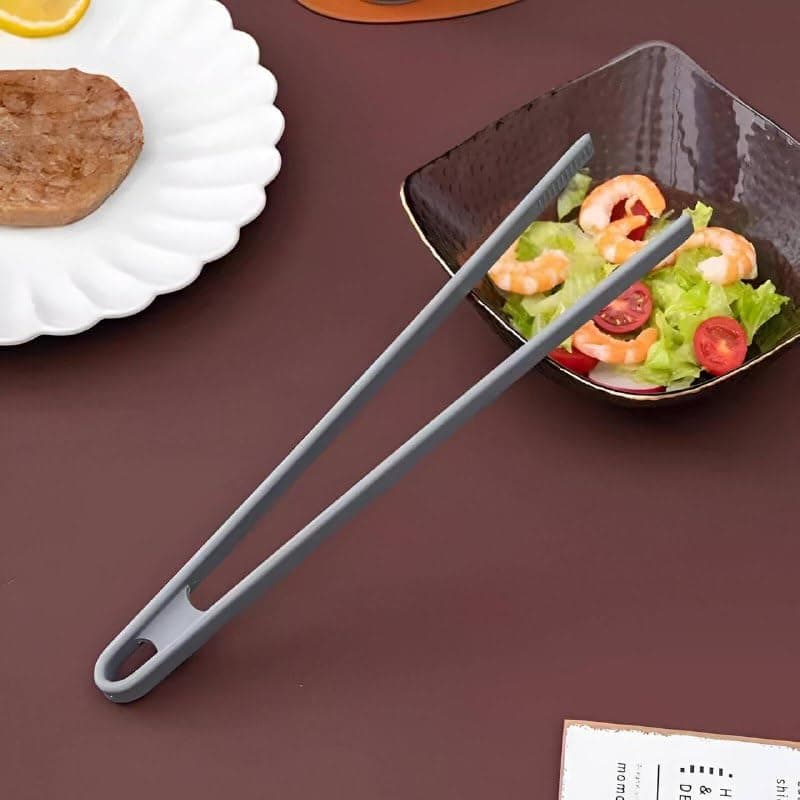 Silicone Kitchen Heat Tong, Stylish Milk Color Protect Hands from Hot While Cooking, Flexible Design, Easy to Store Free from Harmful Substances Suitable for Kitchens | From Generic Tong utensil