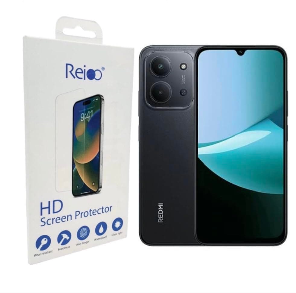 Screen Protector Front and Back Nano Gelatin 9H Hardness Compatible with Redmi 15C Flexible Hydrogel (Clear)