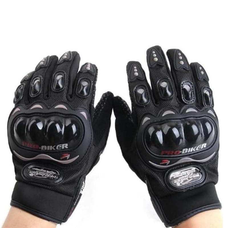 KaberTrade Anti Slip Cycling Gloves for Men and Women for Cycling, Hiking, Climbing, Outdoor Activities (Black L - Code:9807) Sport activity glove