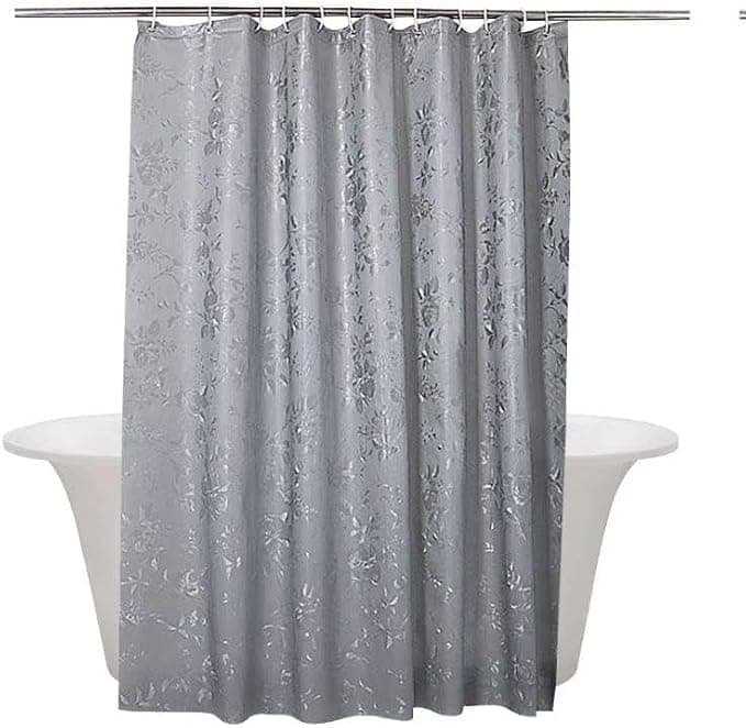 WaterProof Bathtub Curtain 180x180cm - Waterproof Multi Color Easy Hooks High Quality Material as