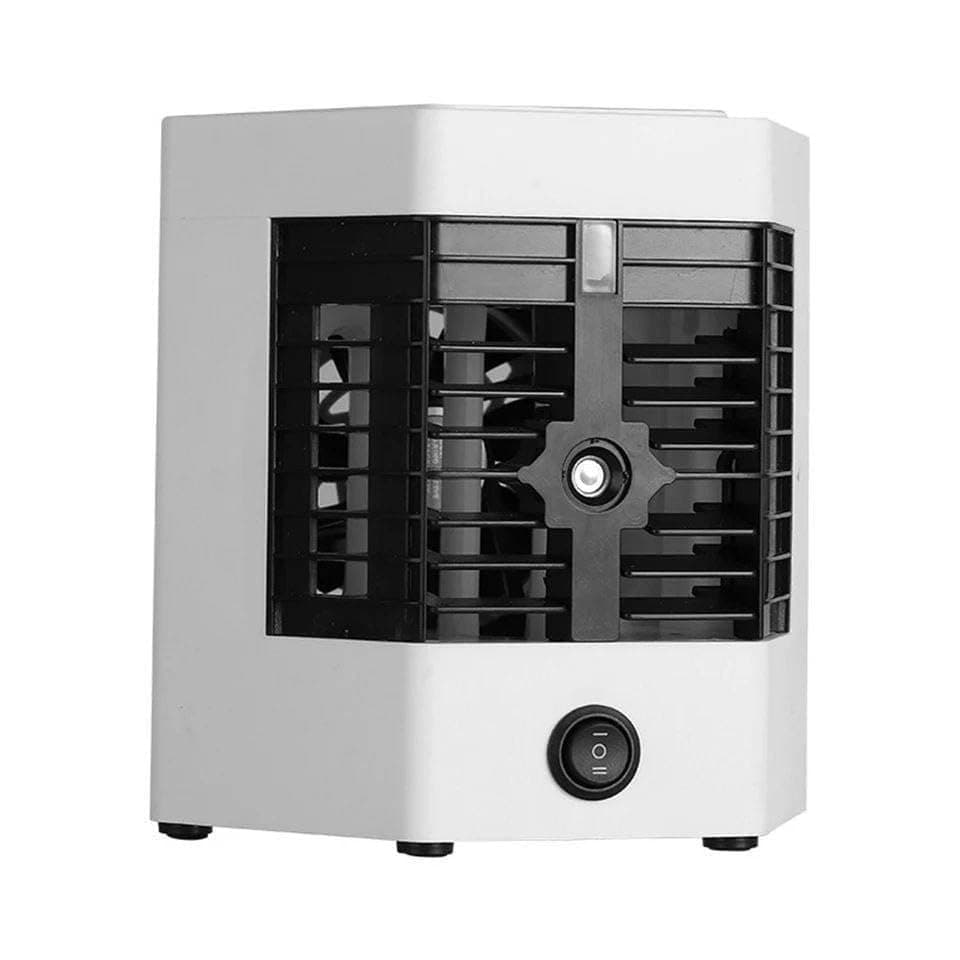 USB Portable Desktop Air Cooler - Rechargeable 3 Speed Cooling Device for Office Home Car Use