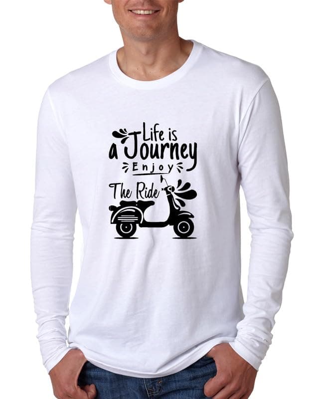 Print Online Mens Long Sleeve Shirt T-shirt