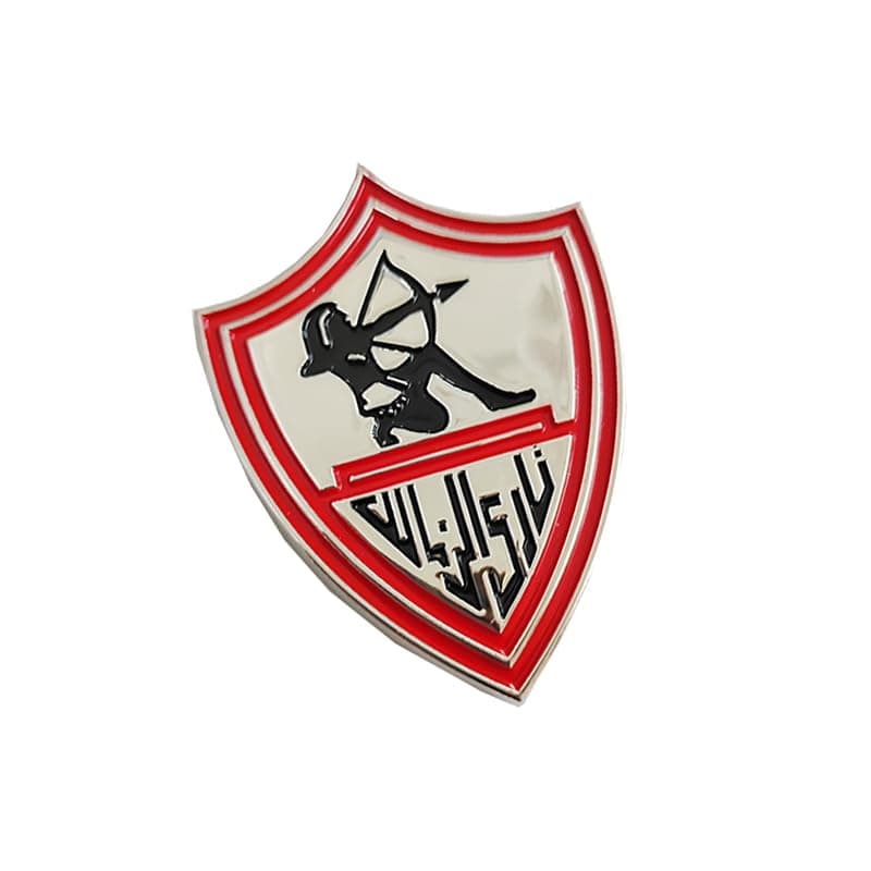 KaberTrade Zamalek Club Sticker for Car, Computer, Mobile, Playstation, Motorcycles (Plastic Coated Paste, Size : 8 * 5.5cm, 1 Piece, Code:9818)
