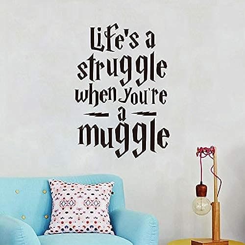 Spoil Your Wall Harry Potter Quotes for Living Room, Decals for Living Room, Home Decor, Waterproof Stickers