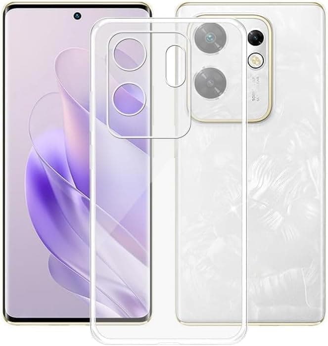 Crystal Clear Back Case for Infinix Zero 30 4G | Raised Bumps for Camera & Screen Protection | Clear Soft Silicone Back Case Cover for Infinix Zero 30 4G (TPU | Transparent) Cellular phone case