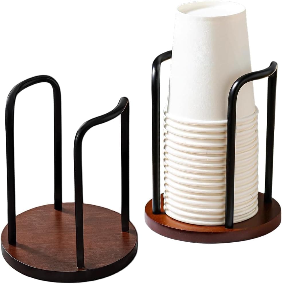 Cup Holder Organizer for Water Dispenser and Coffee Corner Space Saving