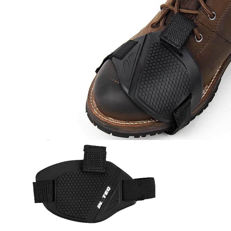 KaberTrade Motorcycle Foot Gear Shift Pad Motorcycle Scooter Shoe Cover Protector Gear Shifter Useful Accessories (1 Piece, Black, Code:9329) Vehicle mirror