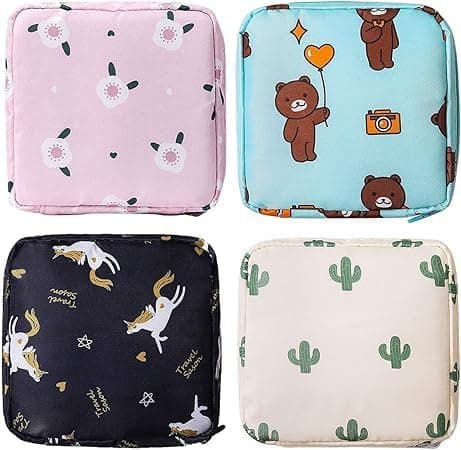 12 x 12 cm Mini Multipurpose Bag - Set of 2 Small Items Organizer for Small Items, Light and Easy to Carry, Perfect for Makeup, Accessories, Cash and Daily Travel Storage bag