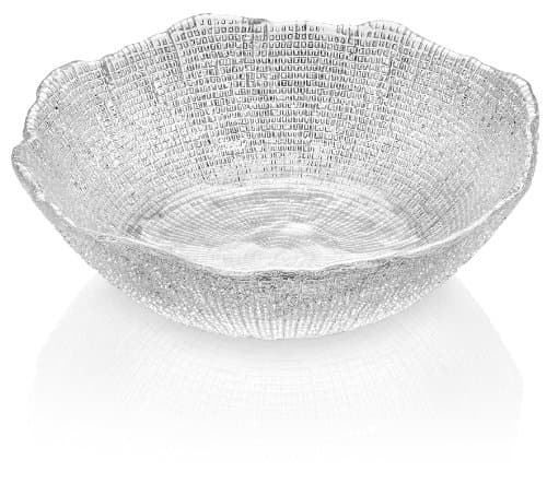IVV Glassware Diamante Salad/Mixing Bowl, 11-Inch Dishware bowl