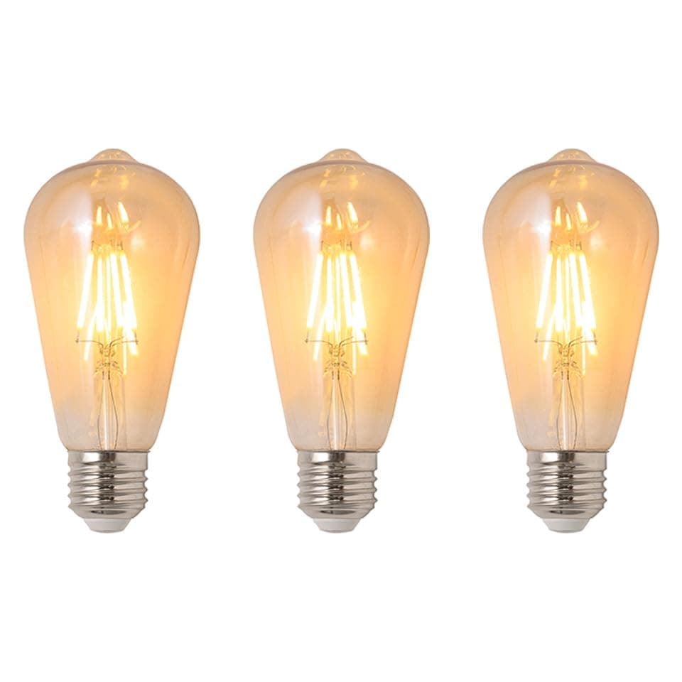 الروضة - (عدد 3) لمبه ليد ديكور Light bulb