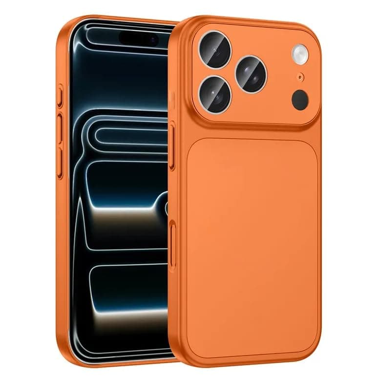 Converter Case(Compatible with iphone 12 Pro | Premium Mag-Safe) Protective Cover Sleek Design (Compatible with iPhone 17 Pro / 17 Pro Max Series) Built-in Camera Protection (Orange)