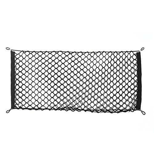 Delaman Nylon Elastic Mesh Net Car Hatchback Rear Luggage Cargo Trunk Storage Bag Pocket Organizer